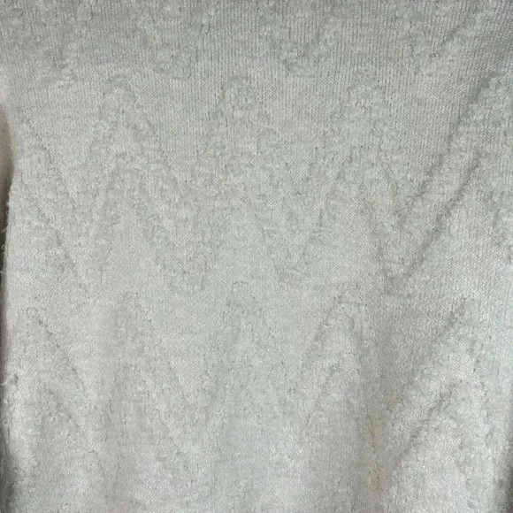 Anthropologie Shirt Jacket Medium Shacket Zig Zag Button Down Oatmeal Color - Picture 10 of 10